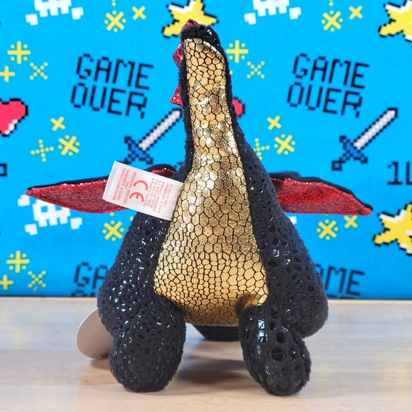 TY Beanie Boos Grindal the Dragon 6" UltraSoft Halloween Collectible Plush NWT - Picture 7 of 12